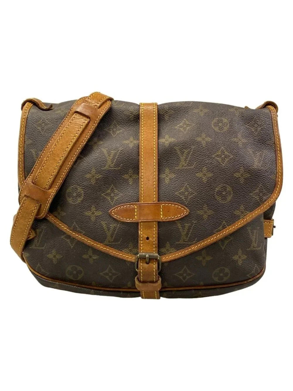 Louis Vuitton Shoulder Bag Monogram Saumur 30